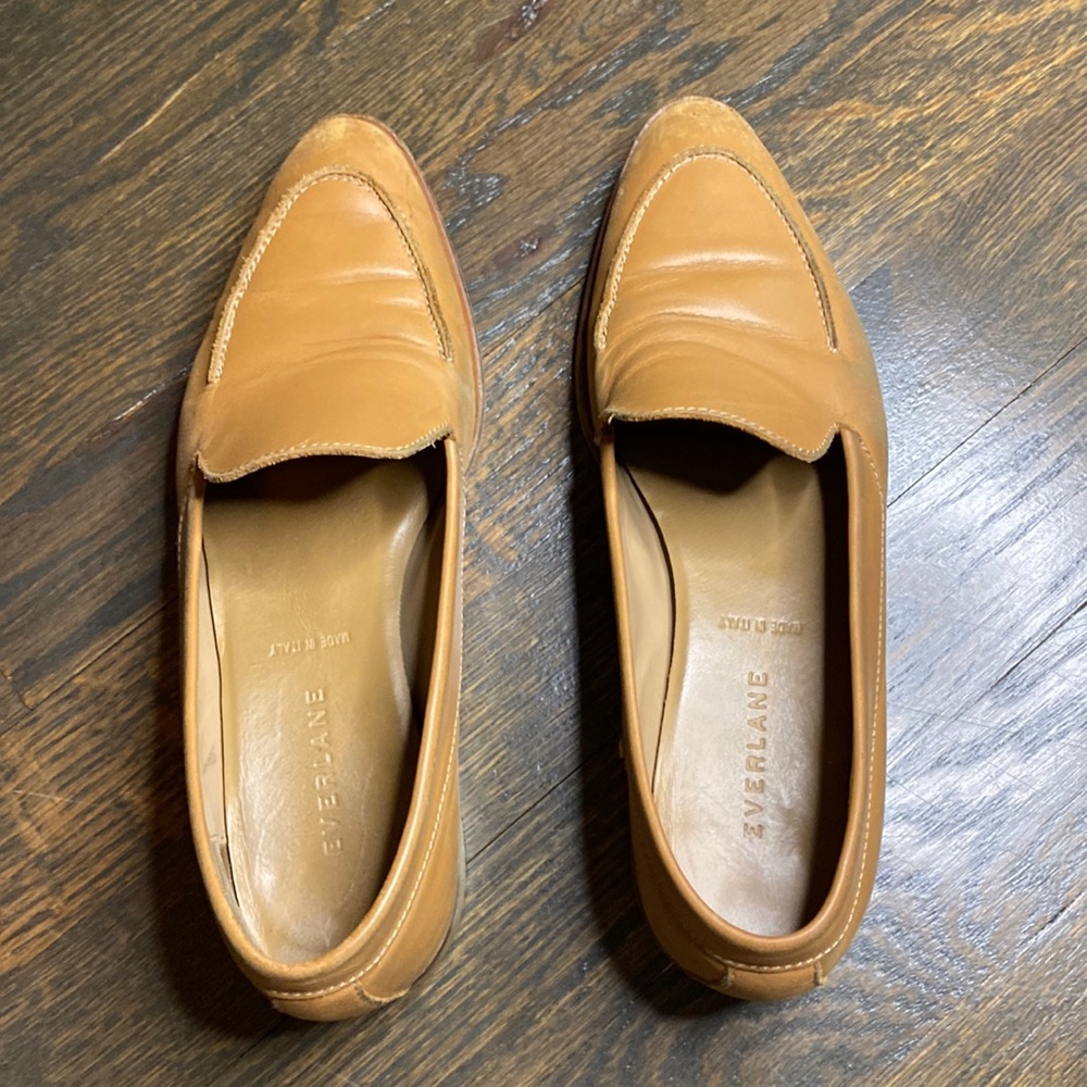 Everlane Tan Loafers, 6.5